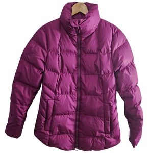 Athleta Downtown Puffer Jacket Down Fill Quilted Coat